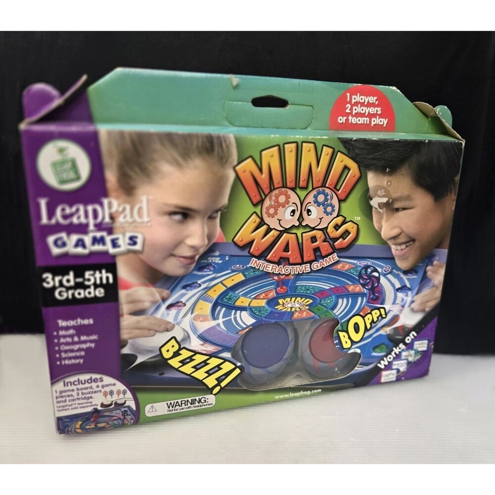 LeapFrog LeapPad Mind Wars Interactive Game Board 3rd-5th Grade NEW Sealed